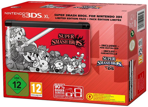 Nintendo 3DS XL + Super Smash Bros