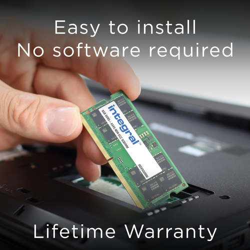 Integral 16GB LAPTOP RAM MODULE DDR5 5200MT/s PC5-41600 UNBUFFERED NON-ECC SODIMM – image 6
