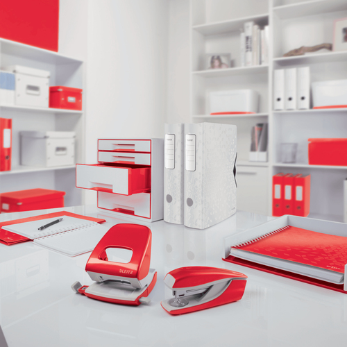 Leitz  NeXXt WOW Brolocher Metall Rot – Foto 4 von 4