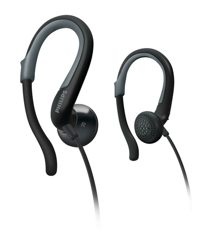 Philips SHS4841/10 headphones/headset Wired Ear-hook Music Black
