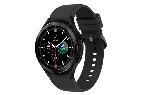 Samsung SM-R895F 3.56 cm (1.4") OLED 46 mm Digital 450 x 450 pixels Touchscreen 4G Black Wi-Fi GPS (satellite)
