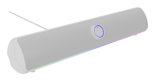GENESIS NCS-2305 soundbar luidspreker Wit 2.0 kanalen 10 W, afbeelding 5