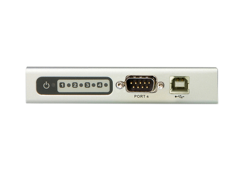 ATEN UC4854 interface hub USB 2.0 Type-B 0.115 Mbit/s Silver – image 2