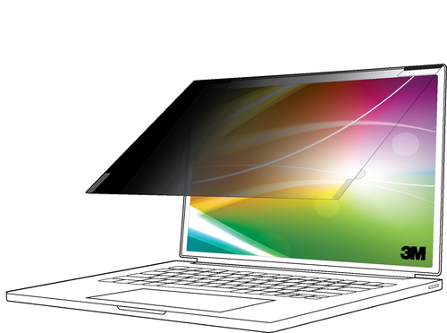 3M Bright Screen Privacy Filter for 14 Inch Full Screen Laptop 16:10 - image 1