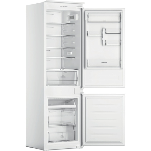 Hotpoint Total No Frost HTC18 T112 UK Integrated 70 / 30 Fridge Freezer - Sliding Hinge, White - image 2