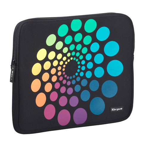 Targus Special Edition Notebook Skin – Spectrum Circles