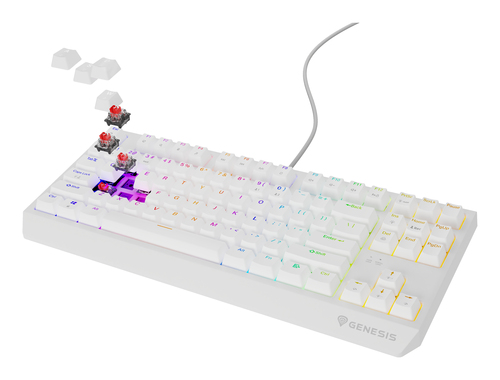 GENESIS Thor 230 TKL White Outemu Red – image 2