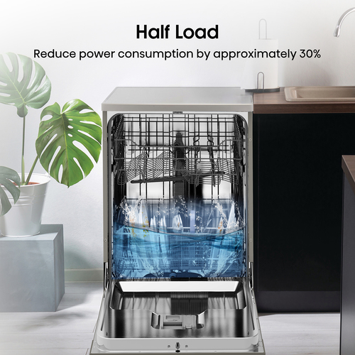 Hisense HS622E90XUK Full Size Dishwasher - Stainless Steel - E Rated, Stainless Steel - image 8