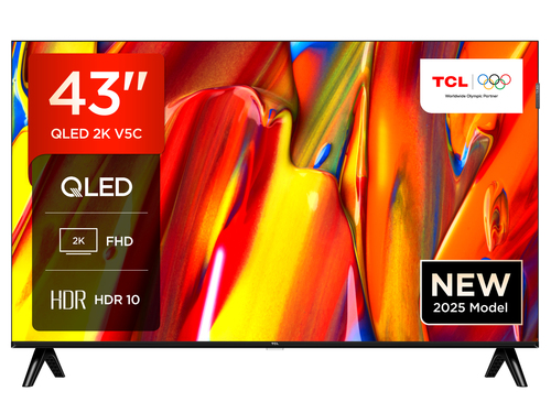 TCL 43V5C-UK TV 109.2 cm (43") Full HD Smart TV Wi-Fi Black