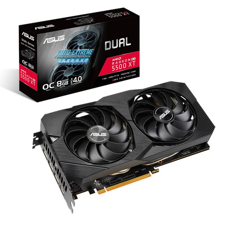 ASUS Dual 90YV0DV1-M0NA00 graphics card AMD Radeon RX 5500 XT