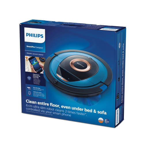 Philips SmartPro Compact FC8778/01 robot vacuum Black, Blue – image 6