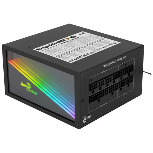 Aerocool MIRAGEGOLD850M блок питания 850 W 20+4 pin ATX ATX Черный