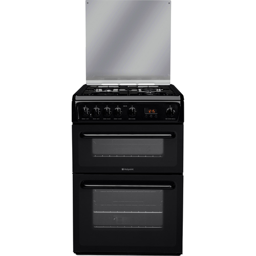 Hotpoint HAGL60K cooker Freestanding cooker Gas Black