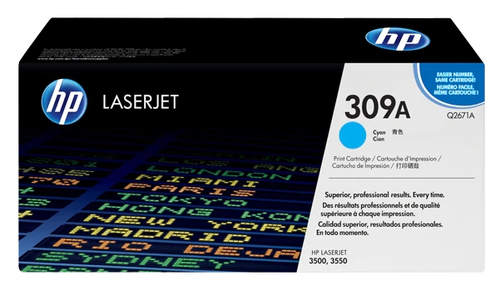 HP 309A toner cartridge 1 pc(s) Original Cyan