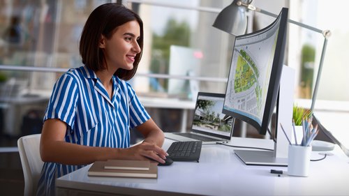HP Monitor E344c curvo de 34" – image 8