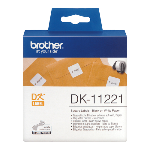 Original Brother DK11221 Square Labels (23mm) - image 2