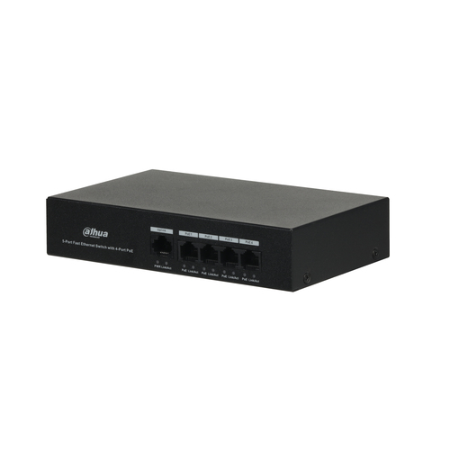 Dahua Technology PoE DH-PFS3005-4ET-36 network switch Unmanaged L2 Fast Ethernet (10/100) Power over Ethernet (PoE) Black – image 2