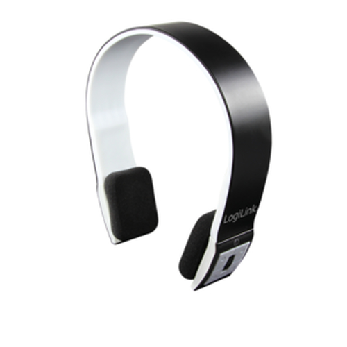 LogiLink BT0018A headphones/headset Wireless Head-band Micro-USB Bluetooth Black, White