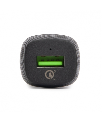 Vultech CA-1Q cargador de dispositivo móvil Auriculares, Teléfono móvil, Smartphone, Tableta Negro Encendedor de cigarrillos Carga rápida Auto