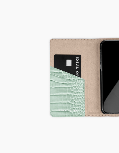 iDeal of Sweden Cora Phone Wallet Galaxy S20 Mint Croco