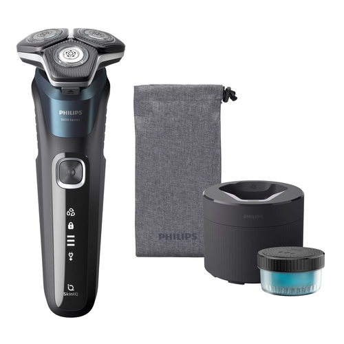 Philips SHAVER Series 5000 S5889/73 men's shaver Rotation shaver Trimmer Black, Blue
