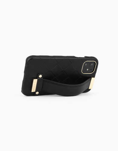 iDeal of Sweden Statement Case iPhone 11/XR Braided Smooth Noir