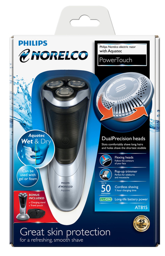 Philips Norelco PowerTouch wet and dry electric razor AT815/41 – image 3