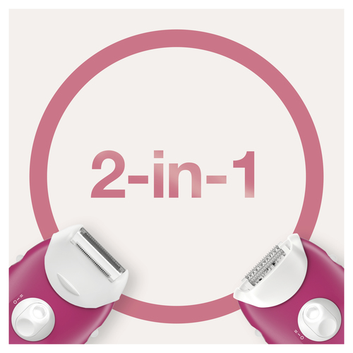 Braun Silk-épil 3 81711447 epilator 20 tweezers Rose, White – image 5