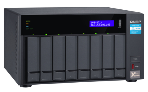 QNAP TVS-872X NAS Tower Intel® Core™ i3 – image 3