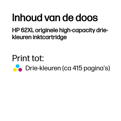 HP 62XL Cartridge Inkt – Photo 3 sur 10