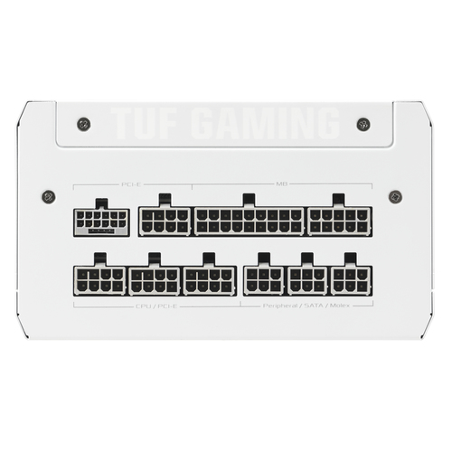 ASUS TUF GAMING 1000G - White Netzteile - 1000 Watt - 135 mm - ATX 31 - 80 Plus Gold zertifiziert – Foto 10 von 10
