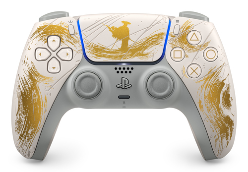 Sony Interactive Entertainment DualSense Wireless Controller - Ghost of Yōtei Gold Limited Edition Золото, Белый Bluetooth/USB Геймпад Аналоговый/цифровой Android, MAC, ПК, PlayStation 5, iOS