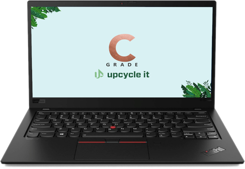 upcycle it Lenovo ThinkPad X1 Carbon 7th (Refurbished) C Intel® Core™ i7 i7-8665U Ноутбук 35,6 cm (14") Сенсорный экран Full HD 16 GB LPDDR3-SDRAM 256 GB Твердотельный накопитель (SSD) Wi-Fi 5 (802.11ac) Windows 11 Pro Черный Северные страны