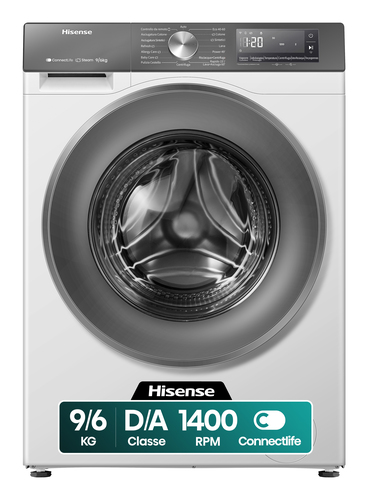 Hisense WD3S9043BW7 washer dryer Freestanding Front-load White – image 1