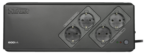 Trust 600VA UPS with 4Port Surge Guard PW-5060S – image 2