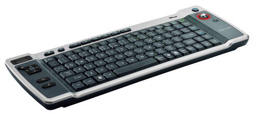 Trust Entertainment keyboard Home RF Wireless Portuguese Black, Grey