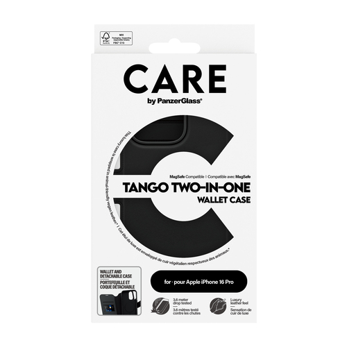PanzerGlass CARE by PanzerGlass® Feature Case Tango Two-in-One Wallet w. MagSafe iPhone 16 Pro – image 3