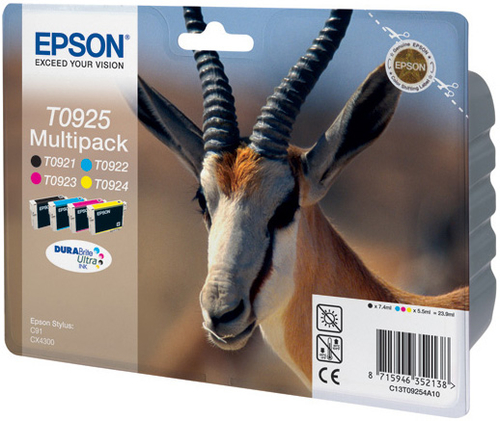 Epson T0925 Multipack (BK CY MA YE)
