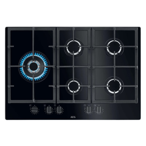 AEG HKB75820NB - 949631020 Черный Встроенный 75 cm Газовый 5 зона(ы)