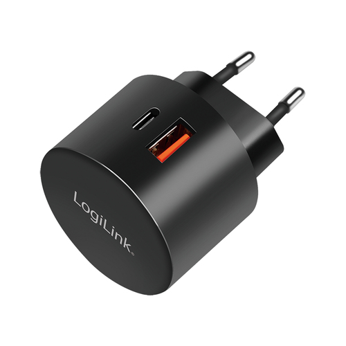 LogiLink PA0274 mobile device charger Smartphone, Tablet Black AC Fast charging Indoor