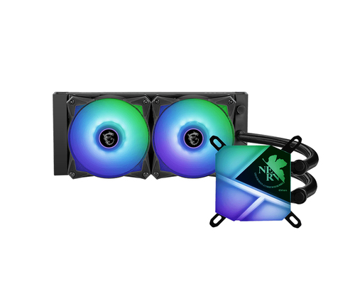 MSI MAG CORELIQUID C240 EVA E-PROJECT система охлаждения компьютера Процессор All-in-one liquid cooler Черный