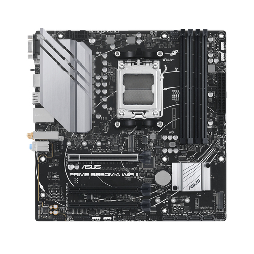 PRIME B650M-A WIFI II-CSM Motherboard Asus  Prime B650M A Wifi Ii Csm  Socket Am5 4  Ddr5 Hdmi Dp Vga Pcie 4 0 Wifi6 Micro Atx