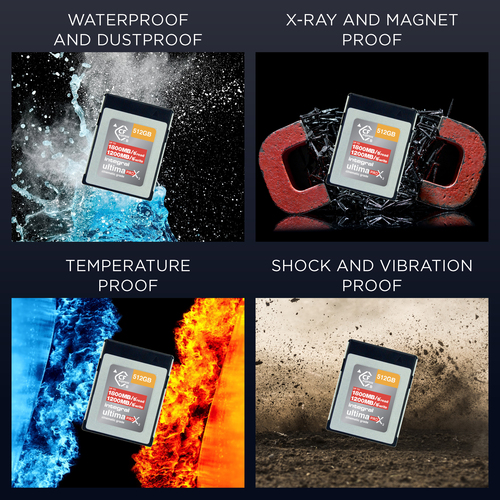 Integral 512GB CFEXPRESS CARD TYPE B 2.0 UP TO R-1800 W-1200 MBS SUSTAINED WRITE - 900MBS CINEMATIC GRADE 8K RAW and 4K 120FPS – image 6
