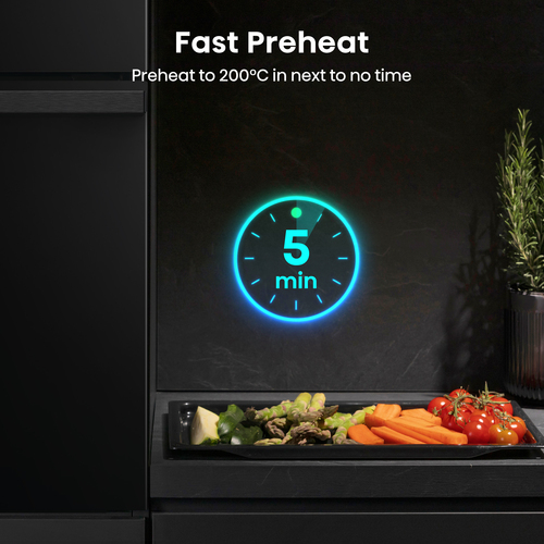 Hisense Hi4 BlackLine BI64221PDBG Electric Pyrolytic Oven - Jet Black, Black - image 7