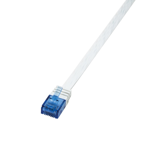 LogiLink SlimLine CAT 6 Ikke afskærmet parsnoet (UTP) 10m Patchkabel Hvid