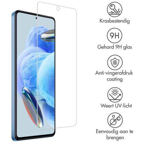 Accezz Gehard Glas Screenprotector voor de Xiaomi 13T / 13T Pro Smartphone screenprotector Transparant, afbeelding 2