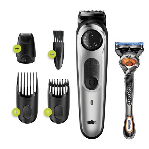 Braun Beard Trimmer BT5265 Men Trimmer & Hair Clipper, 39 Length Settings, Black/Silver Metal – image 1