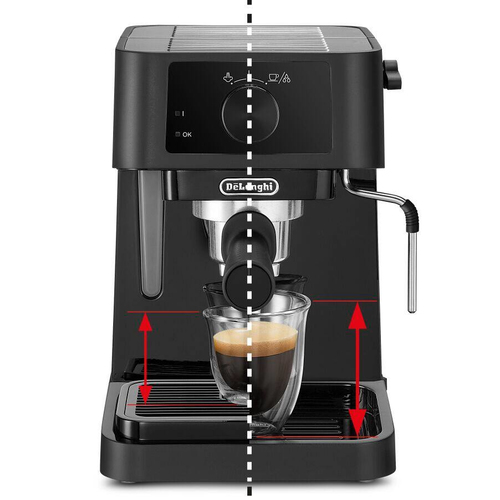 Delonghi De'Longhi Stilosa Traditional Pump Espresso Coffee Machine - Black - EC230.BK, Black - image 3