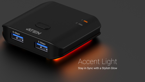 ATEN 2 x 2 USB 3.2 Gen 1 Sharing Switch – image 4