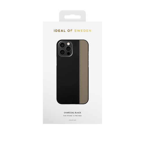 iDeal of Sweden Atelier Case iPhone 12 PRO MAX Charcoal Black – image 1